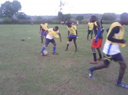 Making up at Trinity college luweero during evng hours there is guyz like Isaac mwenda keeper and and so called Sharif